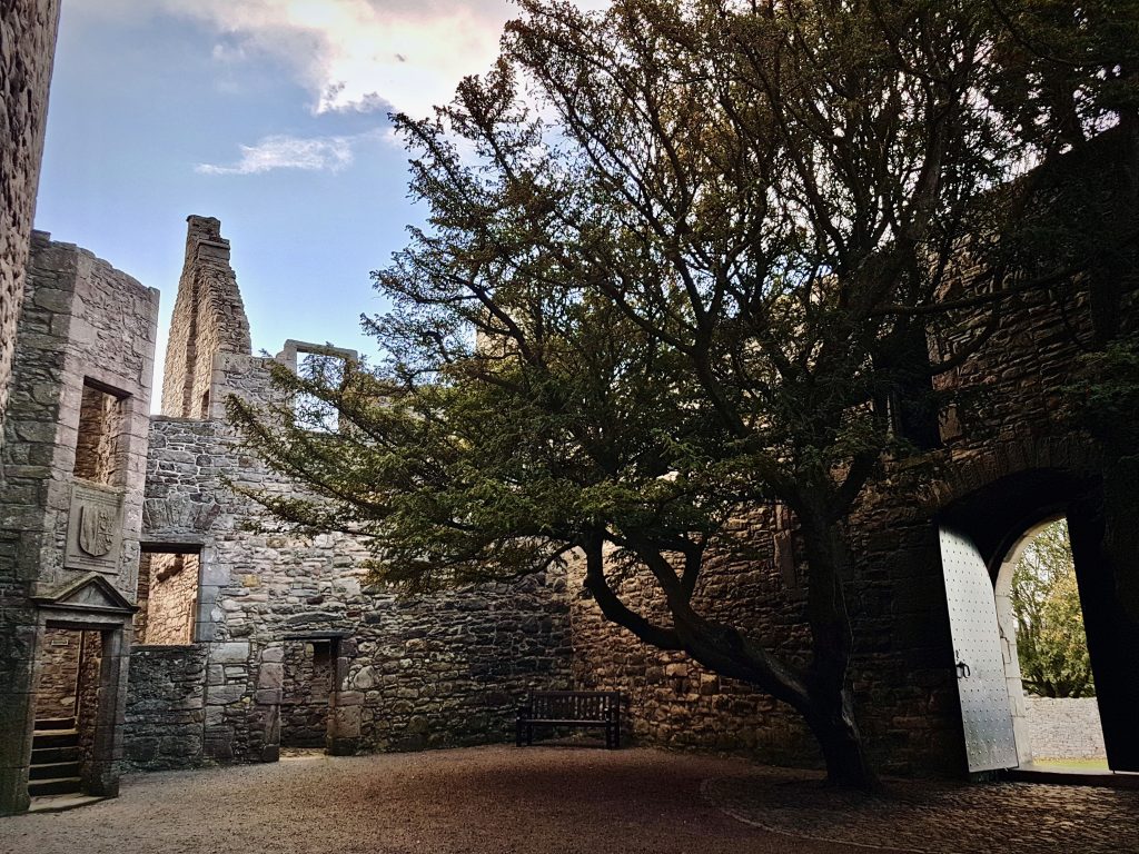 Craigmillar Castle courtyard